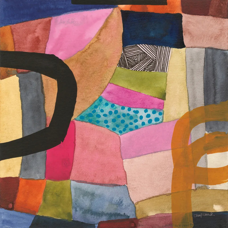 Freeway I by Cheryl Warrick. SKU 86966a. Archival Giclee Fine art print for wall decor.