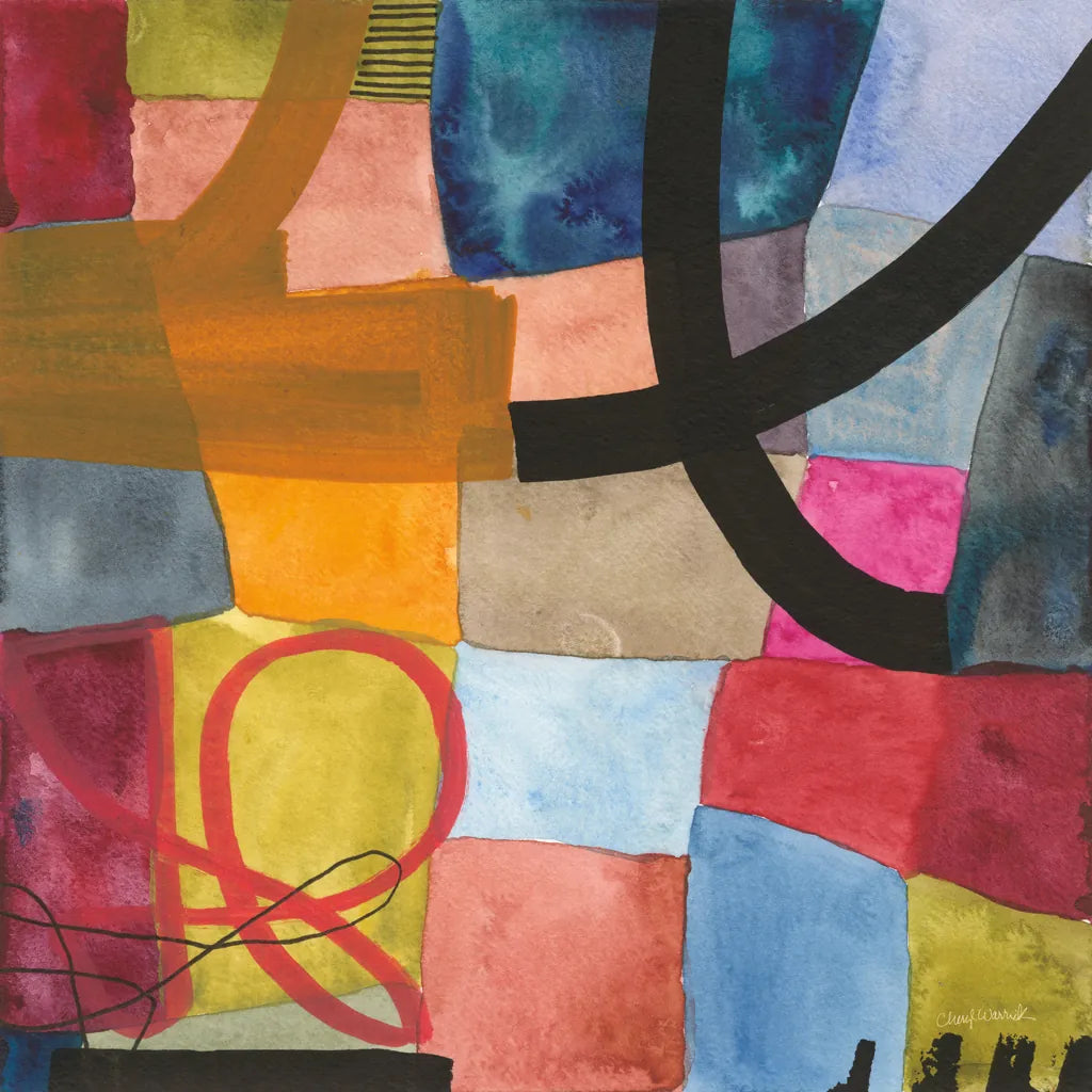 Freeway III by Cheryl Warrick. SKU 86968a. Archival Giclee Fine art print for wall decor.