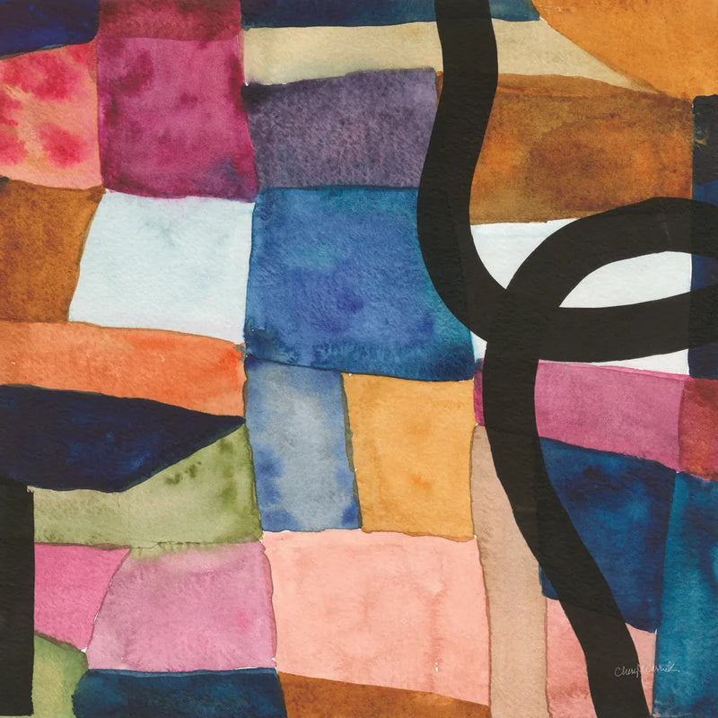 Freeway IV by Cheryl Warrick. SKU 86969a. Archival Giclee Fine art print for wall decor.