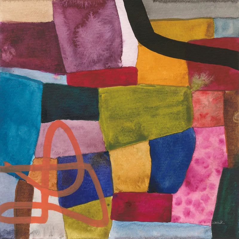 Freeway V by Cheryl Warrick. SKU 86970a. Archival Giclee Fine art print for wall decor.