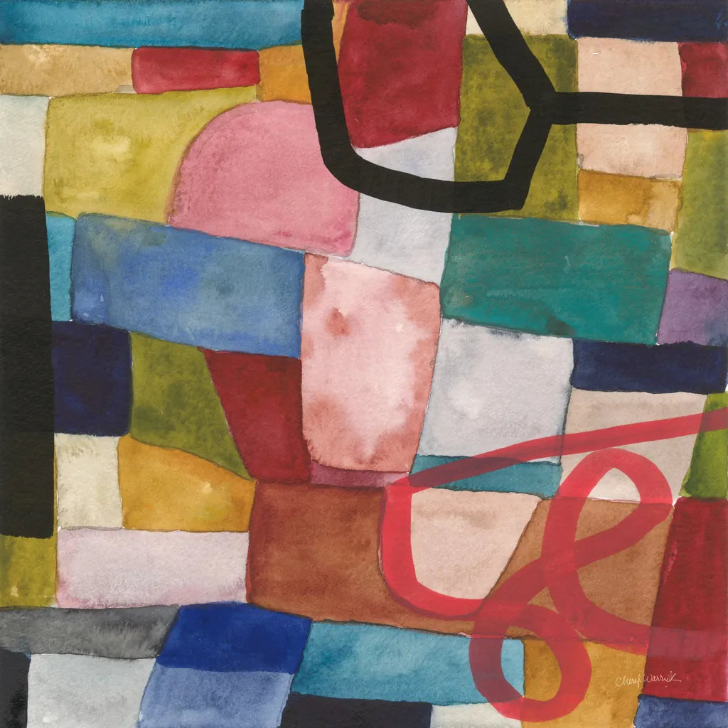 Freeway VI by Cheryl Warrick. SKU 86971a. Archival Giclee Fine art print for wall decor.