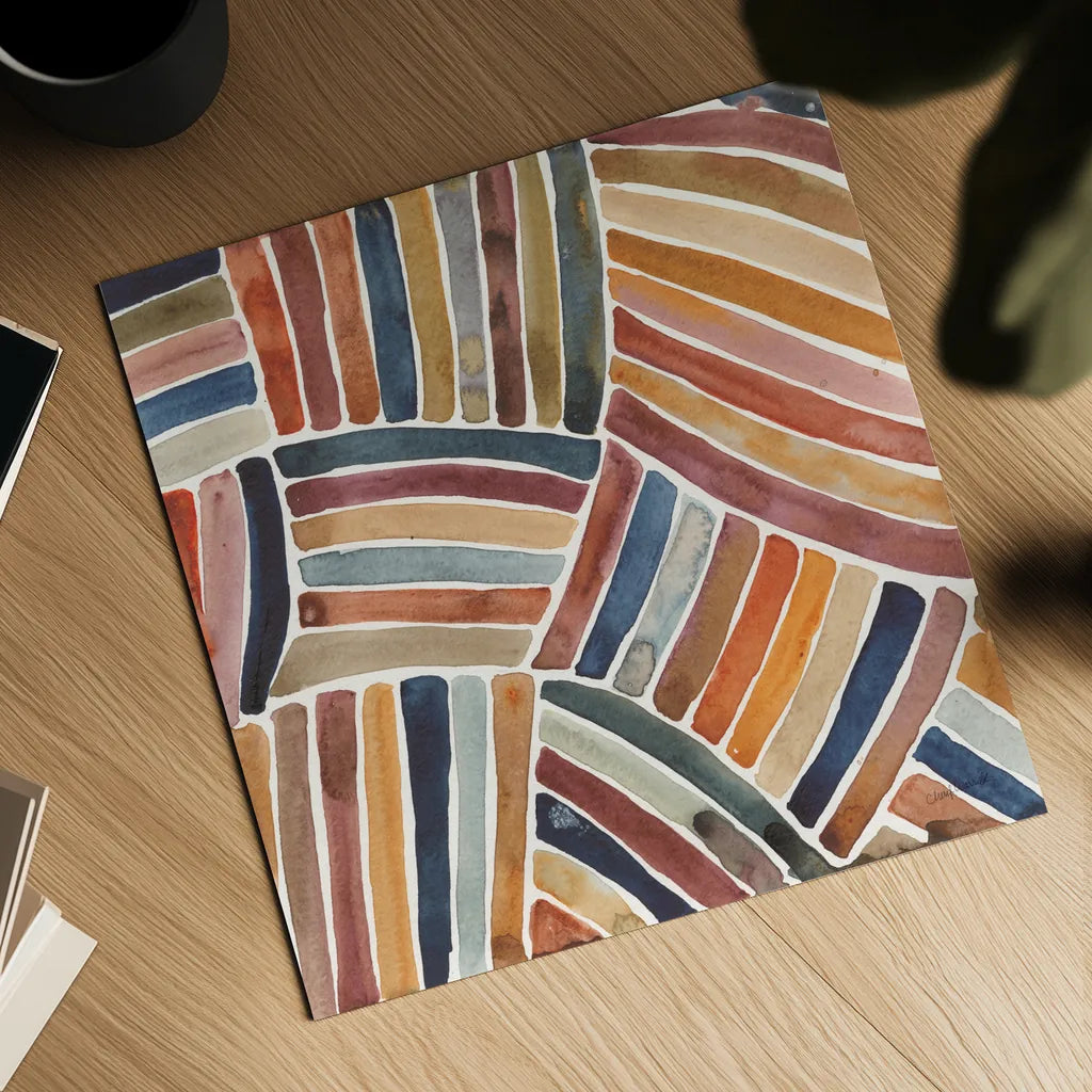 Furrow I by Cheryl Warrick. Shown as a detailed flat fine art print, highlighting archival giclee quality. Available as an archival giclee rolled canvas, fine art paper, or poster print. SKU 79899a.