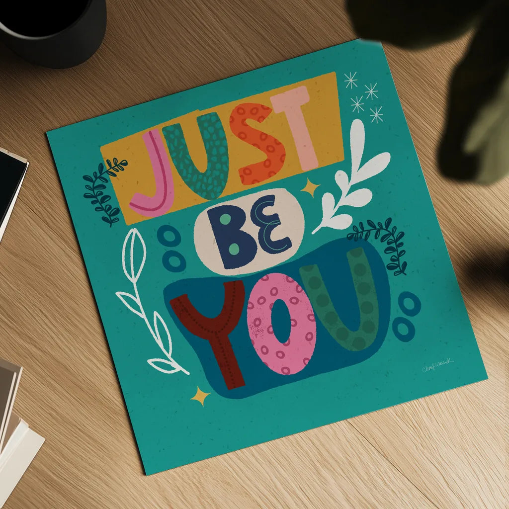 Happy Inspiration III by Cheryl Warrick. Shown as a detailed flat fine art print, highlighting archival giclee quality. Available as an archival giclee rolled canvas, fine art paper, or poster print. SKU 90939a.