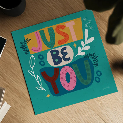 Happy Inspiration III by Cheryl Warrick. Shown as a detailed flat fine art print, highlighting archival giclee quality. Available as an archival giclee rolled canvas, fine art paper, or poster print. SKU 90939a.