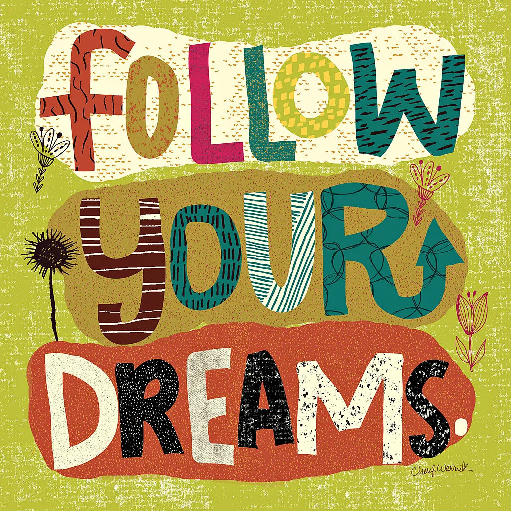 Happy Thoughts I by Cheryl Warrick. SKU 14813a. Archival Giclee Fine art print for wall decor.