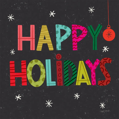 Holiday Wishes I by Cheryl Warrick. SKU 97611a. Archival Giclee Fine art print for wall decor.