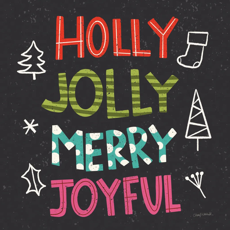 Holiday Wishes II by Cheryl Warrick. SKU 97612a. Archival Giclee Fine art print for wall decor.