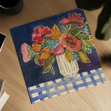 Hopeful Blooms II by Cheryl Warrick. Shown as a detailed flat fine art print, highlighting archival giclee quality. Available as an archival giclee rolled canvas, fine art paper, or poster print. SKU 103254a.