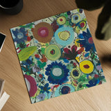Jewel Garden IV by Cheryl Warrick. Shown as a detailed flat fine art print, highlighting archival giclee quality. Available as an archival giclee rolled canvas, fine art paper, or poster print. SKU 37830a.