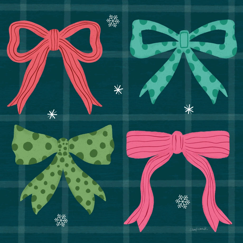 Jolly Bows II by Cheryl Warrick