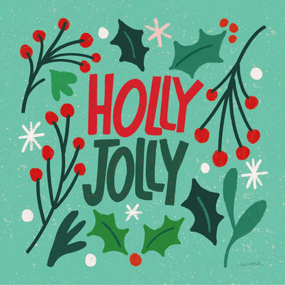 Joyful Holiday III by Cheryl Warrick. SKU 87652a. Archival Giclee Fine art print for wall decor.