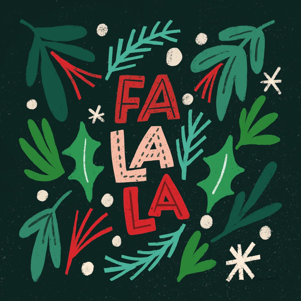 Joyful Holiday IV by Cheryl Warrick. SKU 87653a. Archival Giclee Fine art print for wall decor.