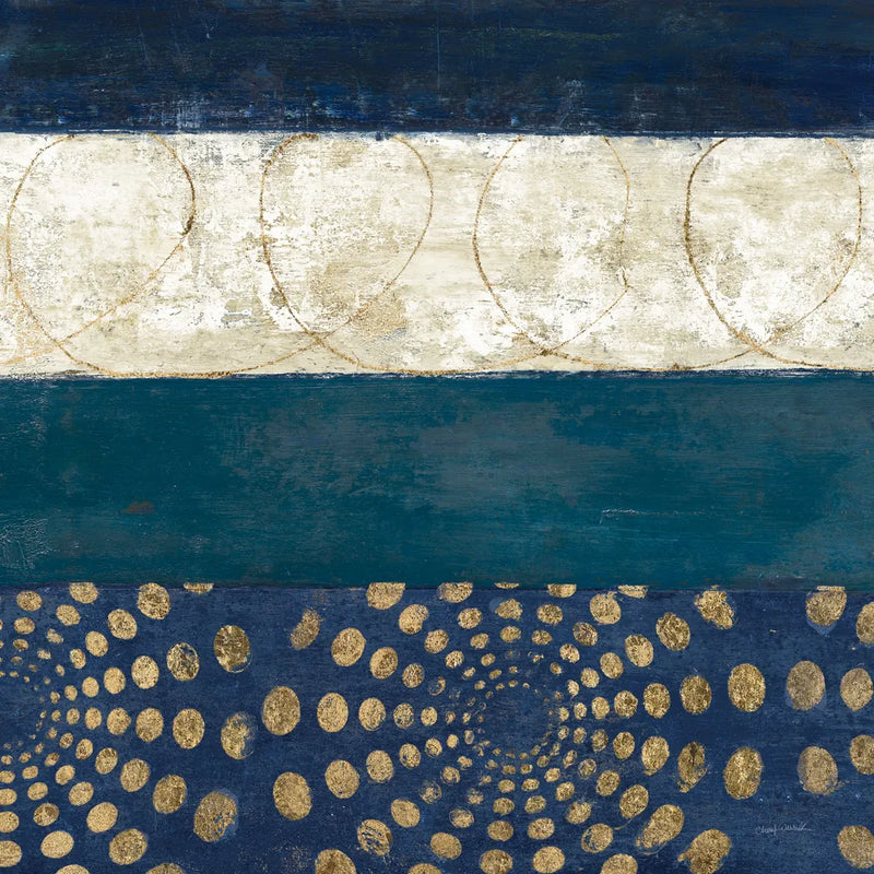 Juxtapose IV Metallic by Cheryl Warrick. SKU 19254a. Archival Giclee Fine art print for wall decor.
