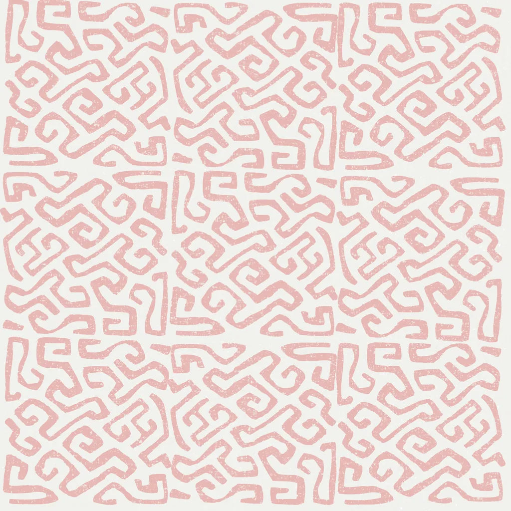 Kuba Play I Blush by Cheryl Warrick. SKU 82379a. Archival Giclee Fine art print for wall decor.