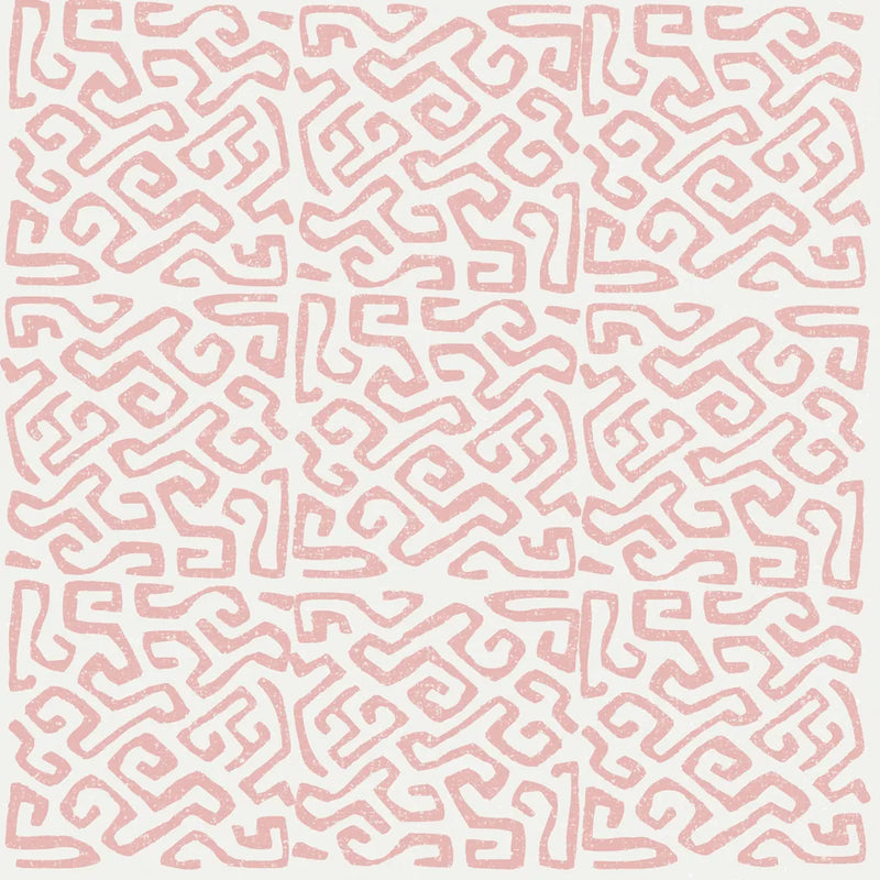 Kuba Play I Blush by Cheryl Warrick. SKU 82379a. Archival Giclee Fine art print for wall decor.