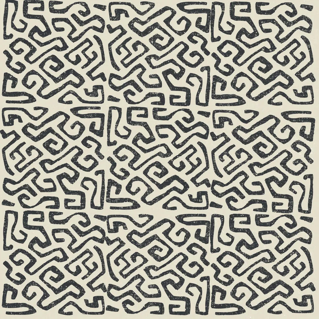 Kuba Play I Neutral by Cheryl Warrick. SKU 63178a. Archival Giclee Fine art print for wall decor.