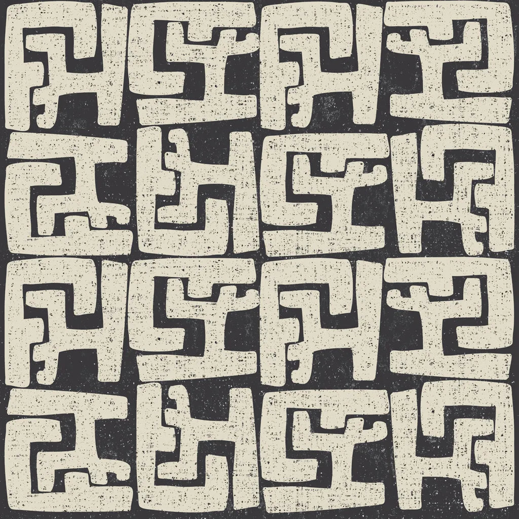 Kuba Play II Neutral by Cheryl Warrick. SKU 63179a. Archival Giclee Fine art print for wall decor.