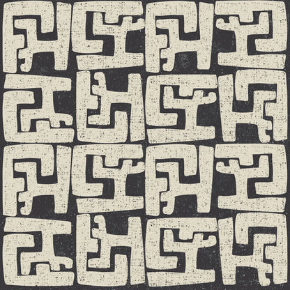 Kuba Play II Neutral by Cheryl Warrick. SKU 63179a. Archival Giclee Fine art print for wall decor.