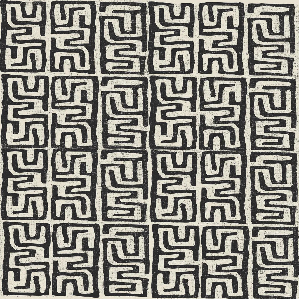 Kuba Play III Neutral by Cheryl Warrick. SKU 63180a. Archival Giclee Fine art print for wall decor.