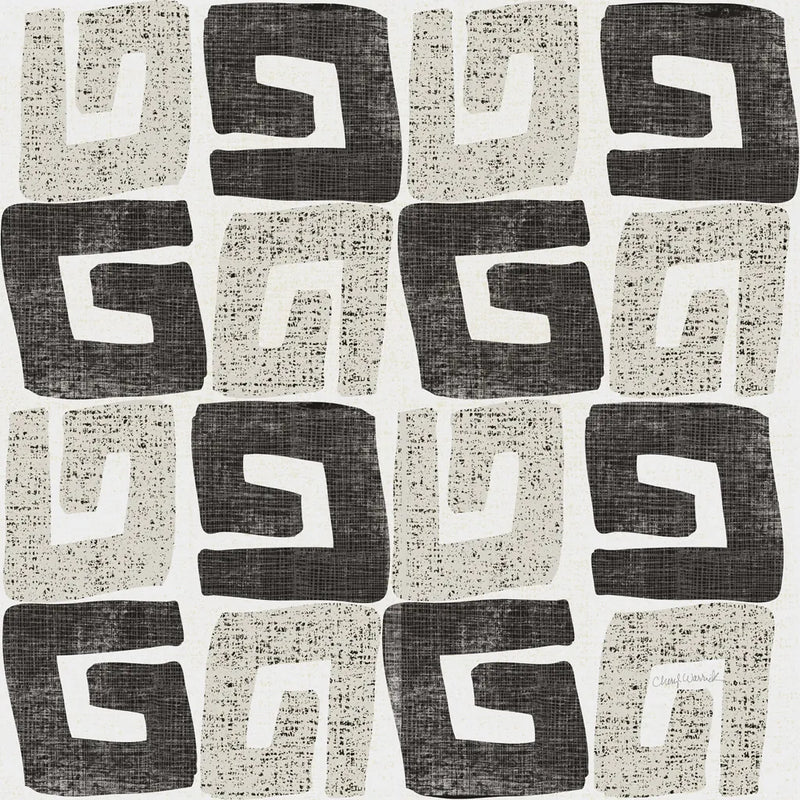Kubatwist Neutral by Cheryl Warrick. SKU 63177a. Archival Giclee Fine art print for wall decor.
