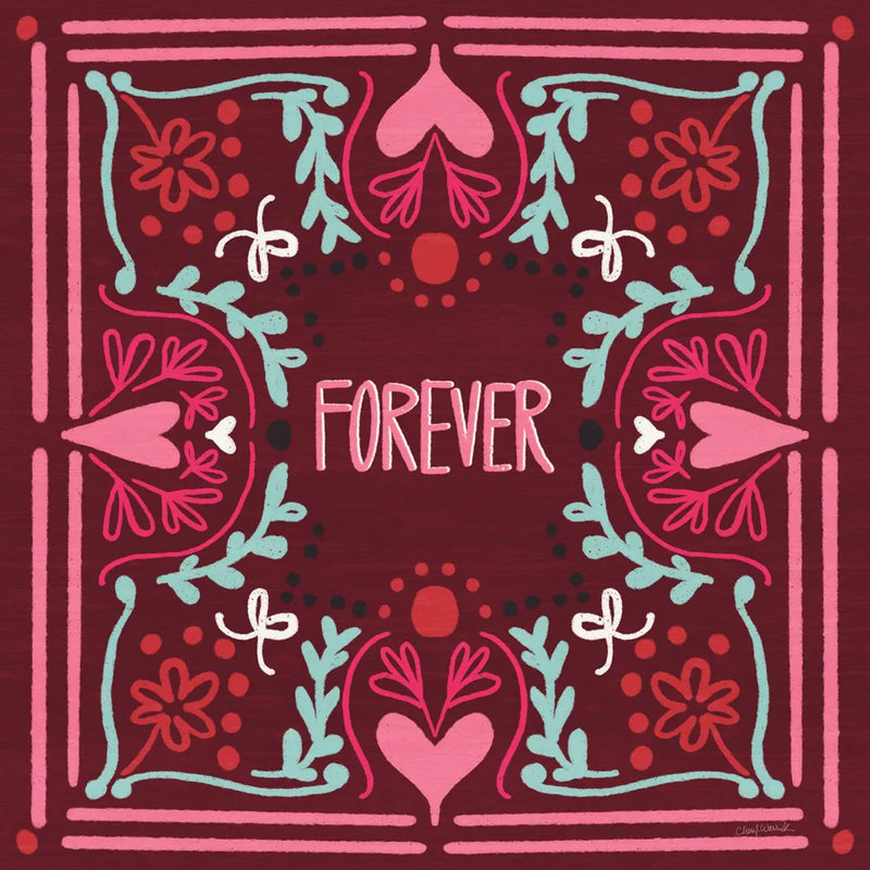 Love Sentiments Forever by Cheryl Warrick. SKU 104048a. Archival Giclee Fine art print for wall decor.