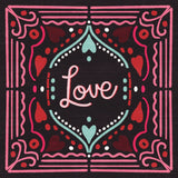 Love Sentiments Love by Cheryl Warrick. SKU 104045a. Archival Giclee Fine art print for wall decor.