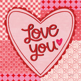 Love You Valentine by Cheryl Warrick. SKU 104041a. Archival Giclee Fine art print for wall decor.