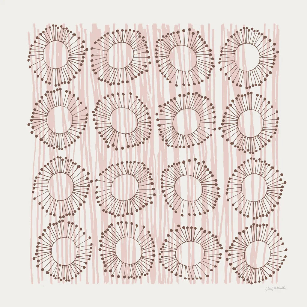 Main Street Twirled Blush by Cheryl Warrick. SKU 82383a. Archival Giclee Fine art print for wall decor.