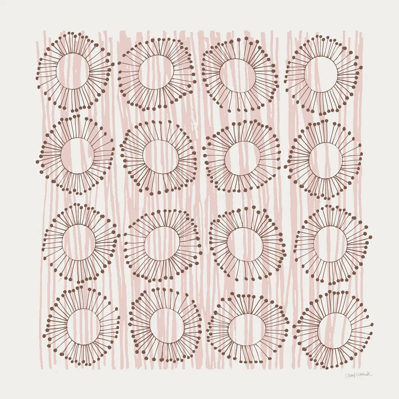 Main Street Twirled Blush by Cheryl Warrick. SKU 82383a. Archival Giclee Fine art print for wall decor.
