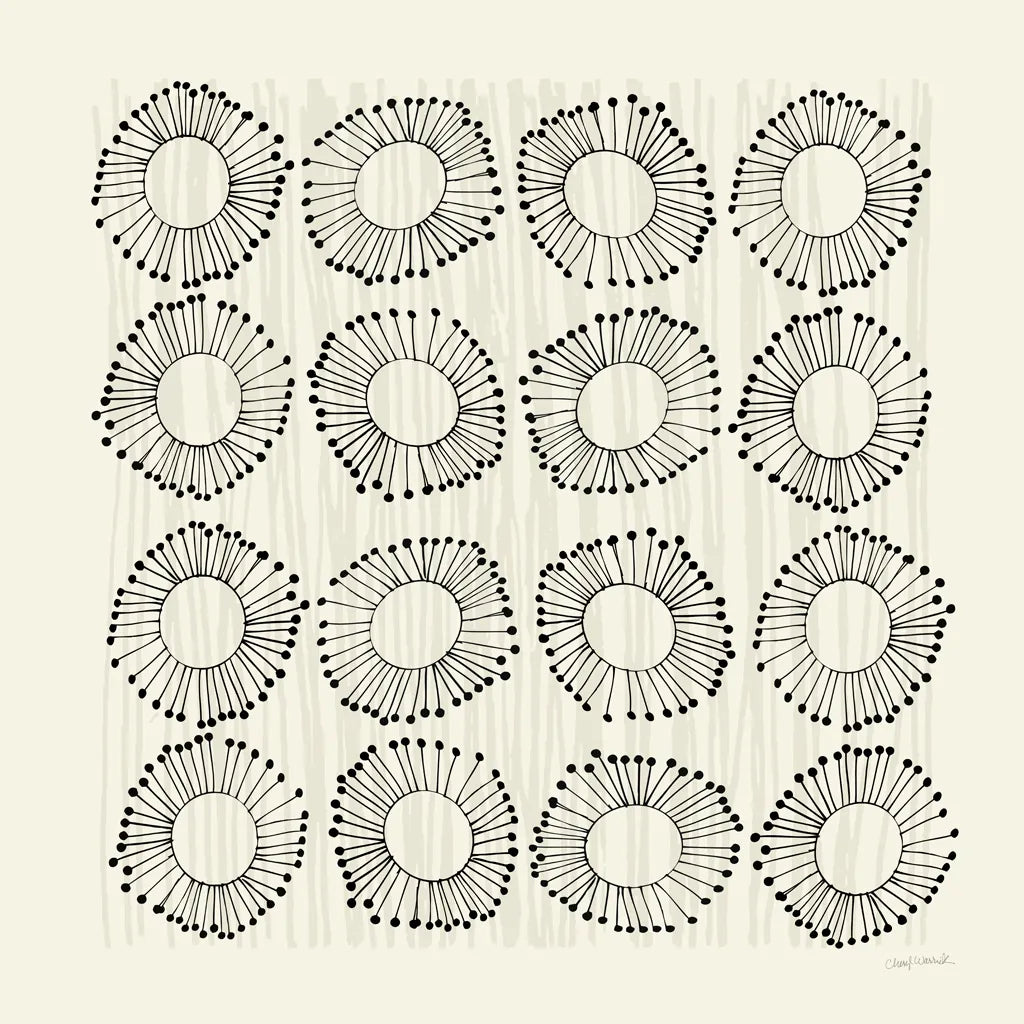 Main Street Twirled Monochrome by Cheryl Warrick. SKU 77639a. Archival Giclee Fine art print for wall decor.