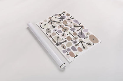 Mid Century I Blush by Cheryl Warrick. shown as a rolled paper print. Available as archival giclee rolled canvas, fine art paper, or poster print. SKU 42737i.