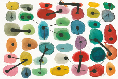 Mid Century II by Cheryl Warrick. SKU 22754i. Archival Giclee Fine art print for wall decor.