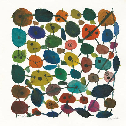 Mid Century IV by Cheryl Warrick. SKU 22755a. Archival Giclee Fine art print for wall decor.