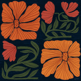 Modern Blooms III by Cheryl Warrick. SKU 102950a. Archival Giclee Fine art print for wall decor.