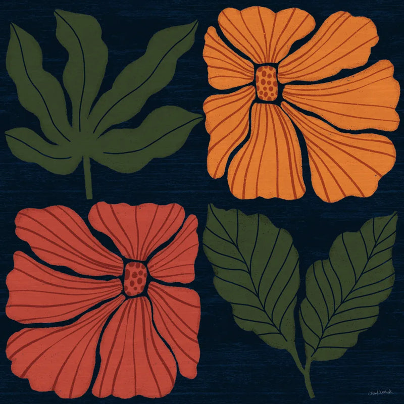 Modern Blooms IV by Cheryl Warrick. SKU 102951a. Archival Giclee Fine art print for wall decor.