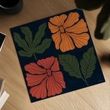 Modern Blooms IV by Cheryl Warrick. Shown as a detailed flat fine art print, highlighting archival giclee quality. Available as an archival giclee rolled canvas, fine art paper, or poster print. SKU 102951a.