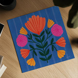 Modern Botanical I by Cheryl Warrick. Shown as a detailed flat fine art print, highlighting archival giclee quality. Available as an archival giclee rolled canvas, fine art paper, or poster print. SKU 103994a.