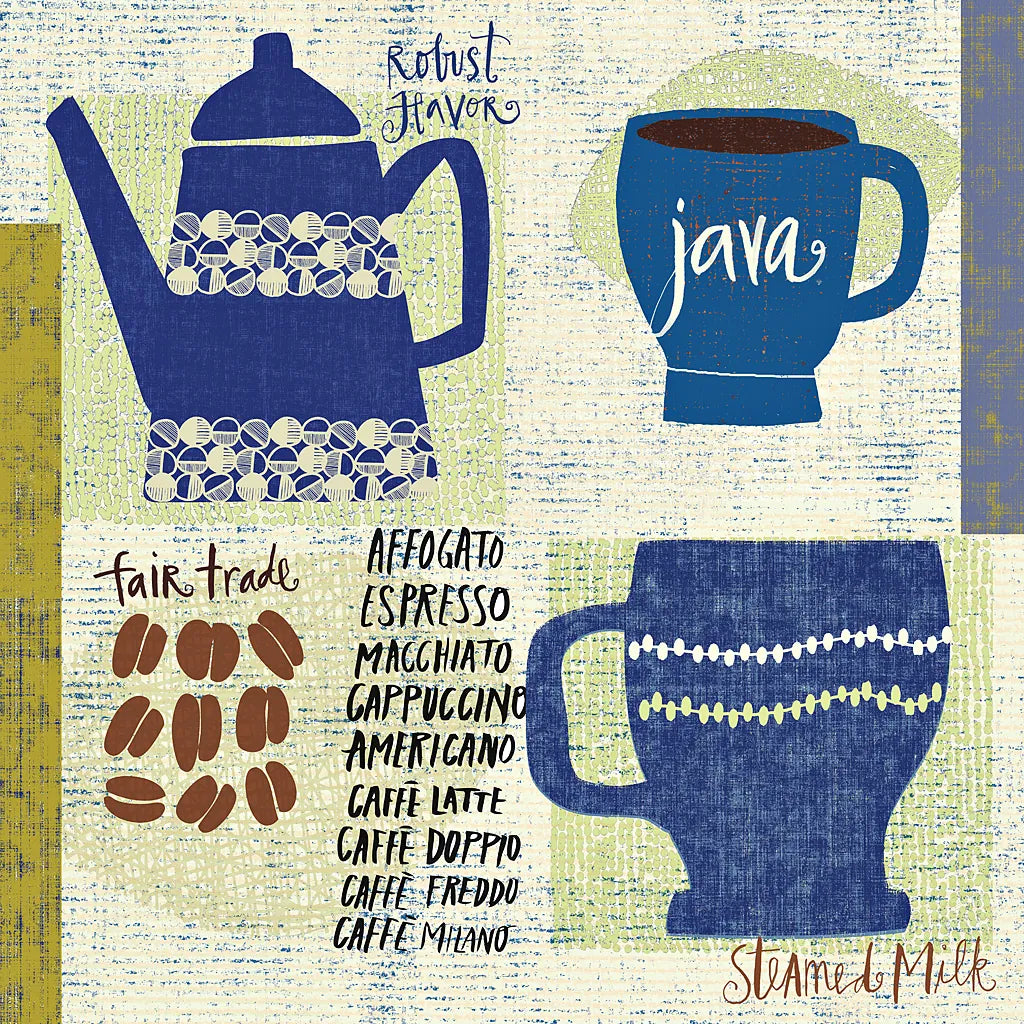 Modern Cafe III by Cheryl Warrick. SKU 37840a. Archival Giclee Fine art print for wall decor.