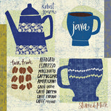 Modern Cafe III by Cheryl Warrick. SKU 37840a. Archival Giclee Fine art print for wall decor.