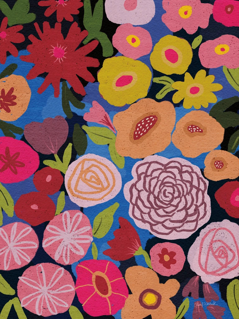 Modern Petals III by Cheryl Warrick
