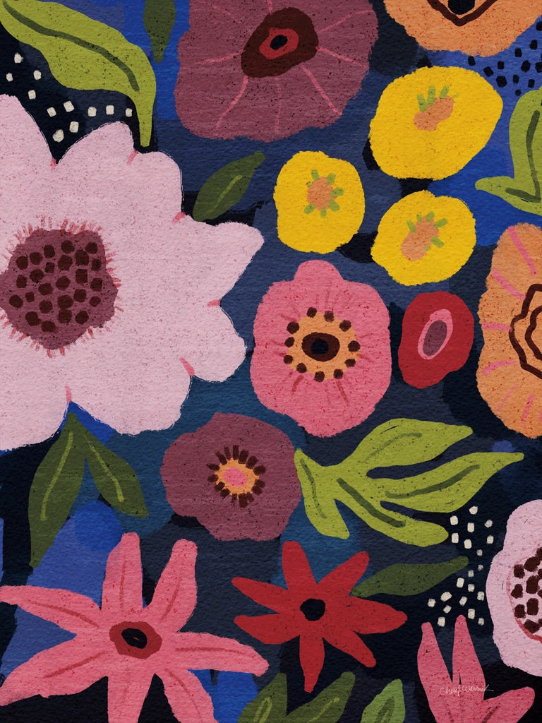 Modern Petals V by Cheryl Warrick