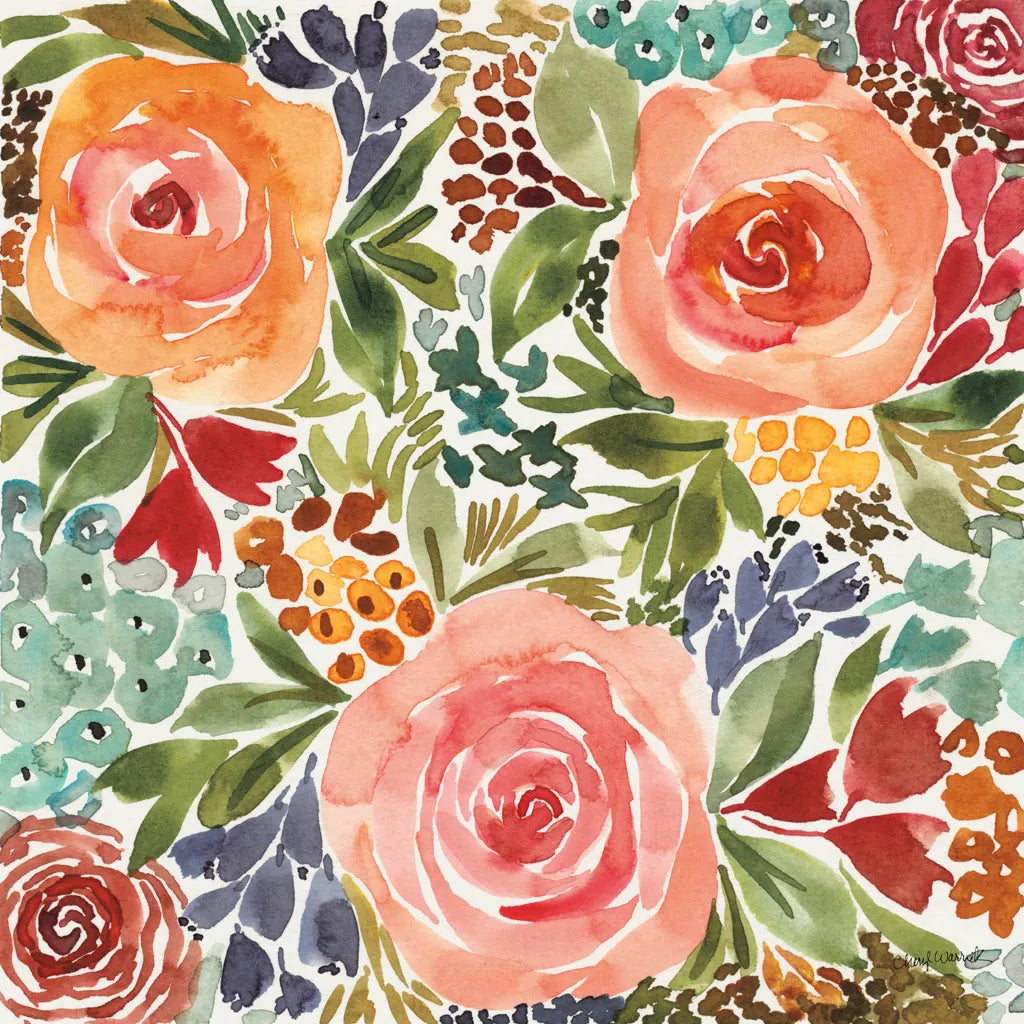 Ode to Spring I by Cheryl Warrick. SKU 78384a. Archival Giclee Fine art print for wall decor.
