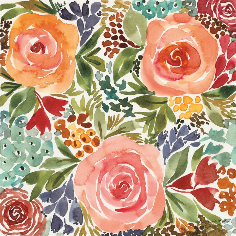 Ode to Spring I by Cheryl Warrick. SKU 78384a. Archival Giclee Fine art print for wall decor.