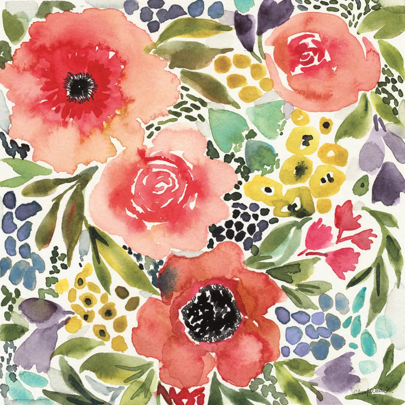 Ode to Spring II by Cheryl Warrick. SKU 78385a. Archival Giclee Fine art print for wall decor.