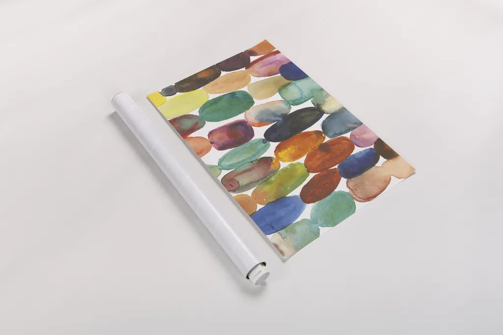 Orbs I Crop by Cheryl Warrick. shown as a rolled paper print. Available as archival giclee rolled canvas, fine art paper, or poster print. SKU 80041i.