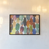 Orbs I Crop by Cheryl Warrick. shown as a paper print in a black flame. Available as a archival giclee rolled canvas, fine art paper, or poster print. SKU 80041i.