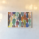 Orbs I Crop by Cheryl Warrick. shown as a paper print in a white frame. Available as a archival giclee rolled canvas, fine art paper, or poster print. SKU 80041i.