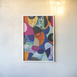 Overflow I by Cheryl Warrick. shown as a paper print in a white frame. Available as a archival giclee rolled canvas, fine art paper, or poster print. SKU 79897h.