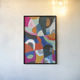 Overflow II by Cheryl Warrick. shown as a paper print in a black flame. Available as a archival giclee rolled canvas, fine art paper, or poster print. SKU 79898h.