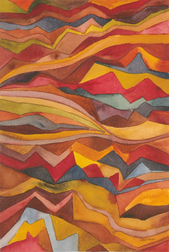 Painted Desert I by Cheryl Warrick. SKU 79895h. Archival Giclee Fine art print for wall decor.
